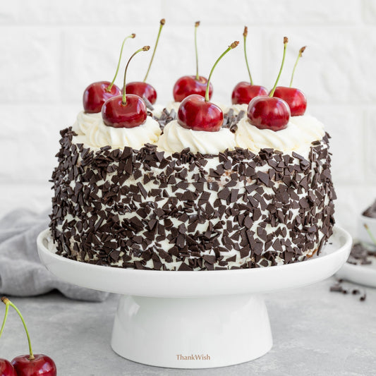 Chocolate Black Forest Cake with Whipped Cream