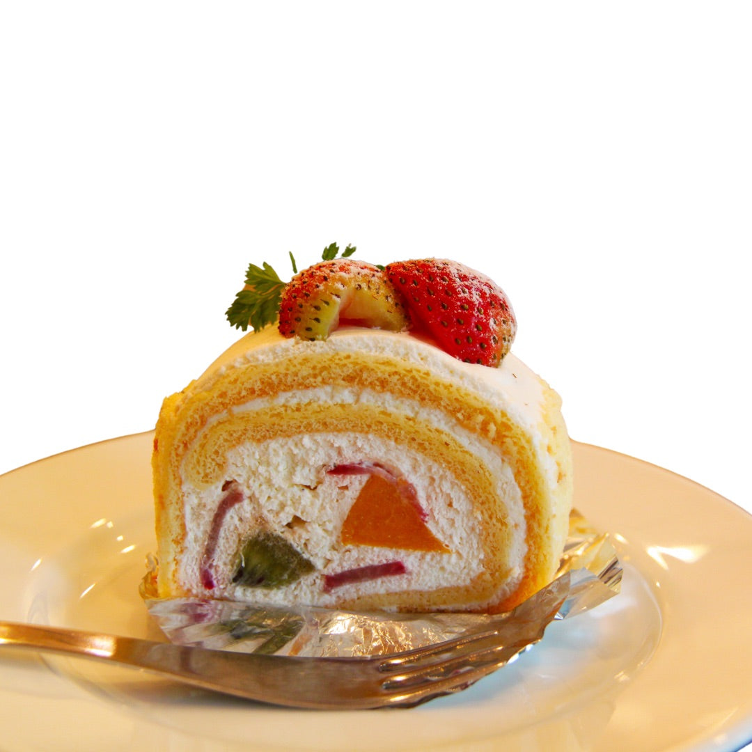 Tropical Fruit Swiss Roll