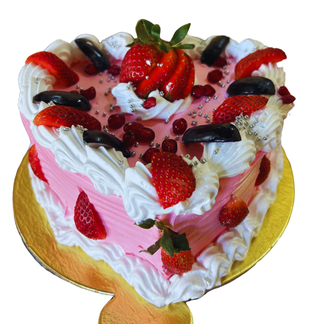 Shaped_Strawberry_Cake_Online_Order_Now_ThankWish