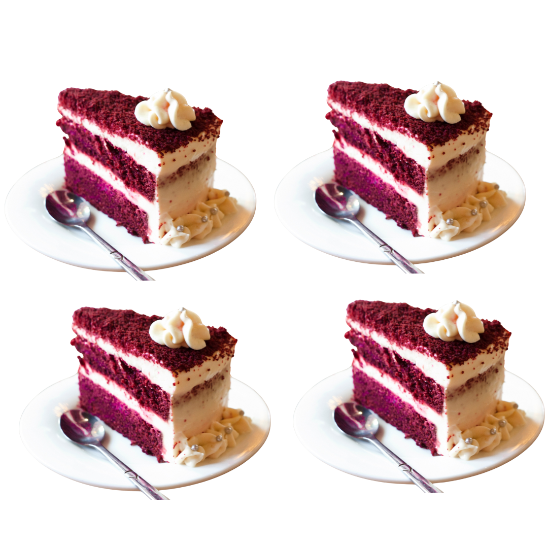 Velvety Red Delight Pastry